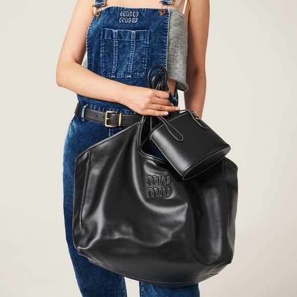 MIU MIU Spring Summer Handbag Black - Picture 3 of 5